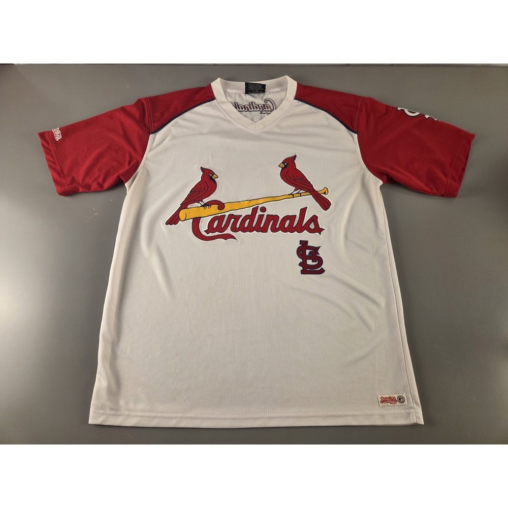 STL St Louis Cardinals Jersey‎ by Stitches, size L